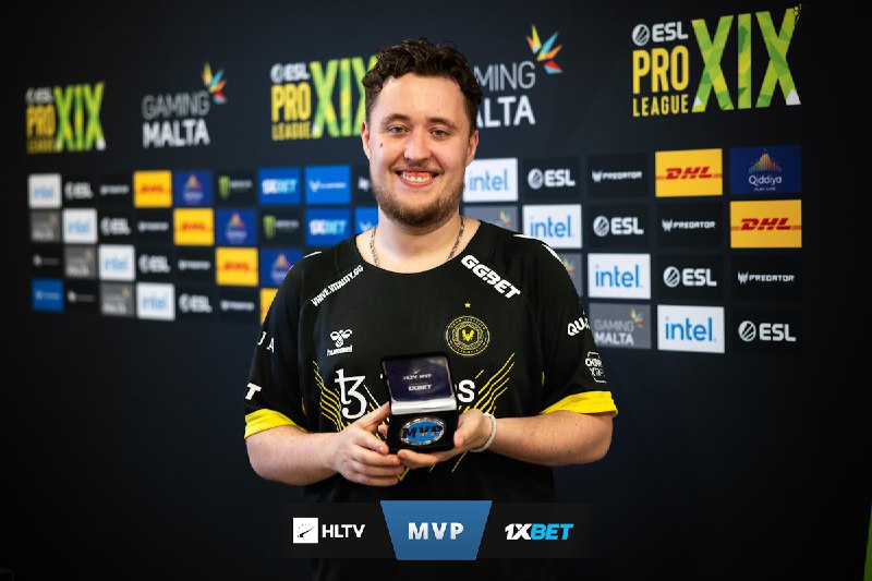 EPL S19，MOUZ以3：0战胜了小蜜蜂夺得冠军，ZywOo凭借断层的数据和表现拿下了败方MVP——这也是他职业生涯的第7个败方MVP