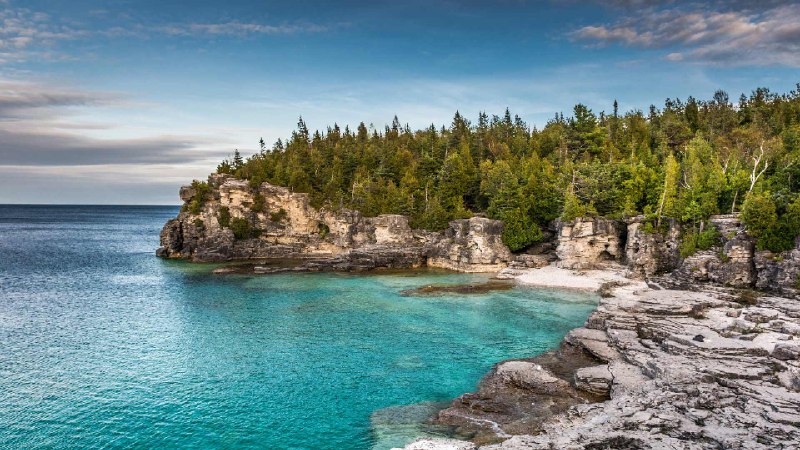印第安头湾, 布鲁斯半岛国家公园, 安大略, 加拿大 (© Maurice Prokaziuk/Getty Images)source