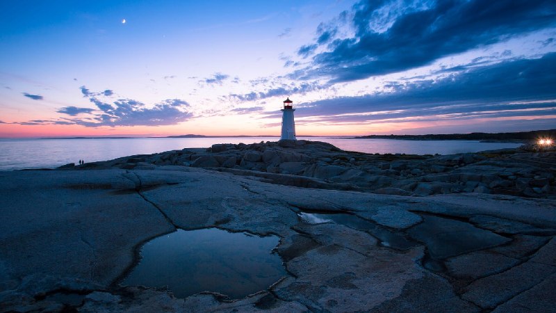 佩吉角灯塔, 大西洋海岸, 新斯科舍省, 加拿大 (© Prashanth Bala/Shutterstock)via Bing每日壁纸